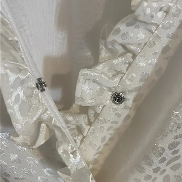 White Ruffled Dress - Picture 5 of 6